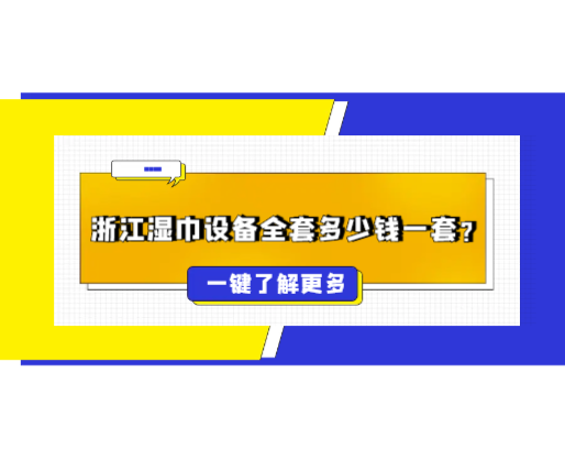 浙江濕巾設備全套多少錢一套